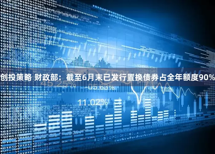 创投策略 财政部：截至6月末已发行置换债券占全年额度90%
